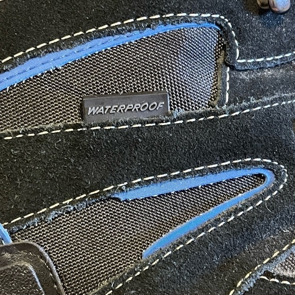 Brahma Black Blue Mens Hiking Outdoor Work Boots Steel Toe waterproof Sz 13 - Picture 6 of 11